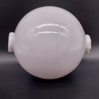 Antique White Milk Glass Lightning Rod Ball 5  Weathervane