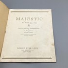Majestic  white Star  Superb 1922 Interior Guide  rare 