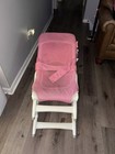 Rifton Wave Shower bath Chair Adjustable Recline White pink 75 Lb Max