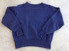 Vintage 50s Champion Running Man Sweatshirt Large Blue Sigma Delta Tau Sweat