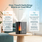 8l Humidifiers For Bedroom Warm   Cool Mist For Large Room Home Top Fill Ultra