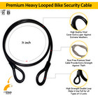 Luma Loop Bike Cable Lock - Heavy Duty Security Cable