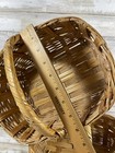 Vintage Woven Basket Wicker Gathering Flower Farmhouse Decor Egg Basket Set Of 2