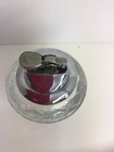 Vintage Glass Chrome Japan Table Desk Cigarette Lighter