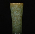 9  Old Chinese Guan Kiln Porcelain Ice Cracking Pattern Diameter Vase Bottle