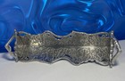 2002 Vintage Arthur Court Grape Vines Aluminum Footed Cracker Tray W box 