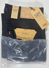 Levis 501 Original Fit Jeans  - Solid Black Stretch Men s Size 34x30