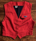 Vintage Blue Birds Approved Equipment Uniform Vest Girl Scout Camp Fire