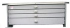 Stellar 37604   4  Drawer Heavy-duty Steel Toolbox- 18 5 h X 42 w X 18 75 d
