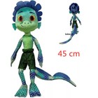 4pcs Movie Luca Pixar Alberto Luca Sea Monster Soft Plush Doll Toy Kid Gift 45cm
