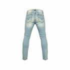 Men   s Ripped Denim Slim Fit Stretch Distressed Blue Biker Pants Size 30x32