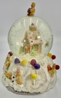 Vintage 2001    home Sweet Home    Lenox Gingerbread   Gum Drops Snow Globe