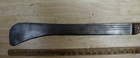 Vntg Unbranded Machete 24-1 4  Oal 18-3 4  Edge w 3 Rivet Full Tang Wood Hndl ex