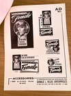 Assignment Female  1966  2-pg Pressbook Lost Sexploitation Movie Doris Wishman
