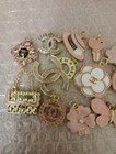 12  Pc Set  Chanel Button Charm Zipper Pull 