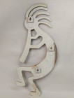 Native American Kokopelli Petroglyph Metal Flute Player Wall Hanging Vtg Fastshp