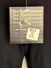Gk Elite Dance Jazz Child Large Black Nylon Jeweled Cuffed Jazz Pants Sz Cl Nwt 