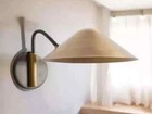  vintage 1950s Mid Century Modern Brass Wall Sconce Sputnik Style Light 