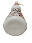 Vintage Jergens Milk Glass Lotion Bottle 8 Oz Mcm Pink Rare Collectible Jar Vg
