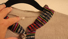 Men s Tibetan Style Wrap Shirt Khenja Cotton Linen Tunic Tribal Folk Top Sz M