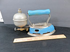 Colemanl  Blue  Model  4d  Instant-lite  Gasoline  Iron  Clean