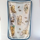 Vintage Disney Winnie The Pooh Eating Honey Pot Squares Baby Blanket Luxe Fleece
