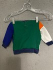Ralph Lauren Boys Sweatshirt Size 9 Months Color Block Baby Cotton