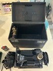 Vintage 1955 Singer Featherweight 221 Portable Electric Sewing Machine In Case