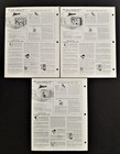 Vintage Lot 3p Zenith Tv Slim Classic Portable Ads Dealer Bahama Madrid Wayfarer