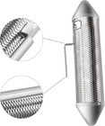 Eastrock Stainless Steel Guiro Instrument Latin Percussion Shaker Metal Guiro