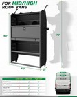 42 w X 60 h X 13 d Van Shelving W  Lockable Door hooks  For Transit  Promaster