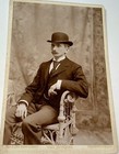 Rare Antique American Furniture Dealer Myron Barlow Cabinet Photo  Shot Himself 