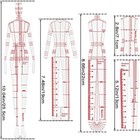 Fashion Ruler Fashion Line Drawing Human Dynamic Template For Clothing Design 