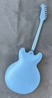 Bone Nut Dave Dg-335 Electric Jazz Guitar Semi-body Glossy Pelham Blue Finished