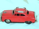 Vintage Red Friction Tin Toy Airport Limousine  5  Made In Japan Original Patina
