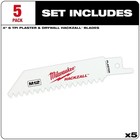 Milwaukee Tool 49-00-5461 M12 Hackzall Blade-plaster  Pk5