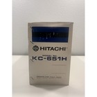 Vintage  new  1980 s Hitachi Kc-651h Am fm 2-band Table Radio W digital Clock