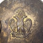 Antique Brass Masonic Decorated Snuff Box - Lid Only - Scottish Right Masons