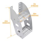 10   Semi Truck Frame Step Mounted Side Step W mounting Hole For Peterbilt Frame