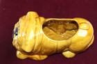 Vintage Kitch Ceramic Bulldog Planter