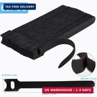 Nettbe 60 Pcs 6 Inches Reusable Cable Ties  Adjustable Cord Straps Wire Organize