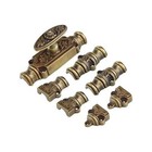 Signature Ironmongery Dalston Door Brass Cremone Bolt 9 Feet Antique Satin Brass