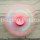 Led Fidget Hand Spinner Tri Spinners Figet Desk Toy Focus Edc Adhd    usa    Pink