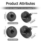 6pcs Double Flare Tool For Brake Lines Flare Adapter sturdy Double Flaring Tool