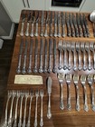 Antique Sterling Silver Flatware Set Chantilly By Gorham W  Chest 116 Pieces