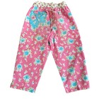 Vintage 1980s Oshkosh Pants Girls Size 5 Floral Pink Cotton Union Made