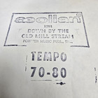Aeolian Player Piano Roll Down By The Old Mill Stream 1791 Song Music In Box Vtg