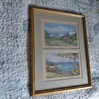 Bermuda Harbor Scenes 1955 By Ethel Tucker 2 Prints 18   15  Beach Scenes Framed