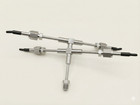 Swagelok 5-port Uhp Cross Manifold 316l Vim-var 1 4  Male Vcr   Cryogenic Stable