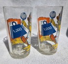 2 Vintage Big Baby Huey Pepsi Series Glasses Vintage Shiney 1970s